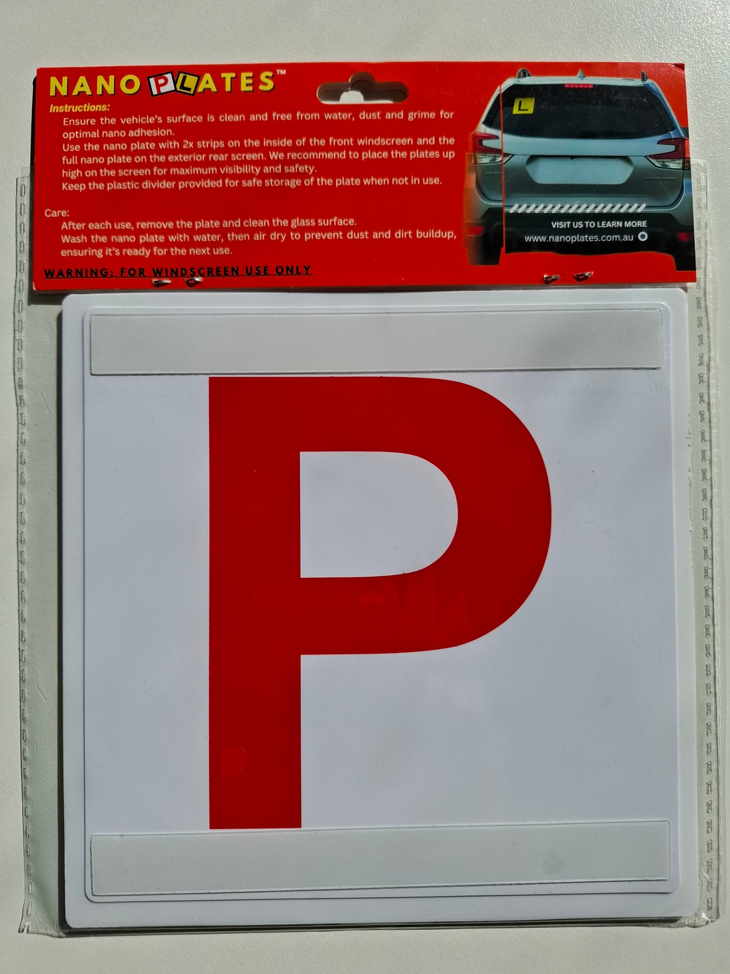 Red P Plates
