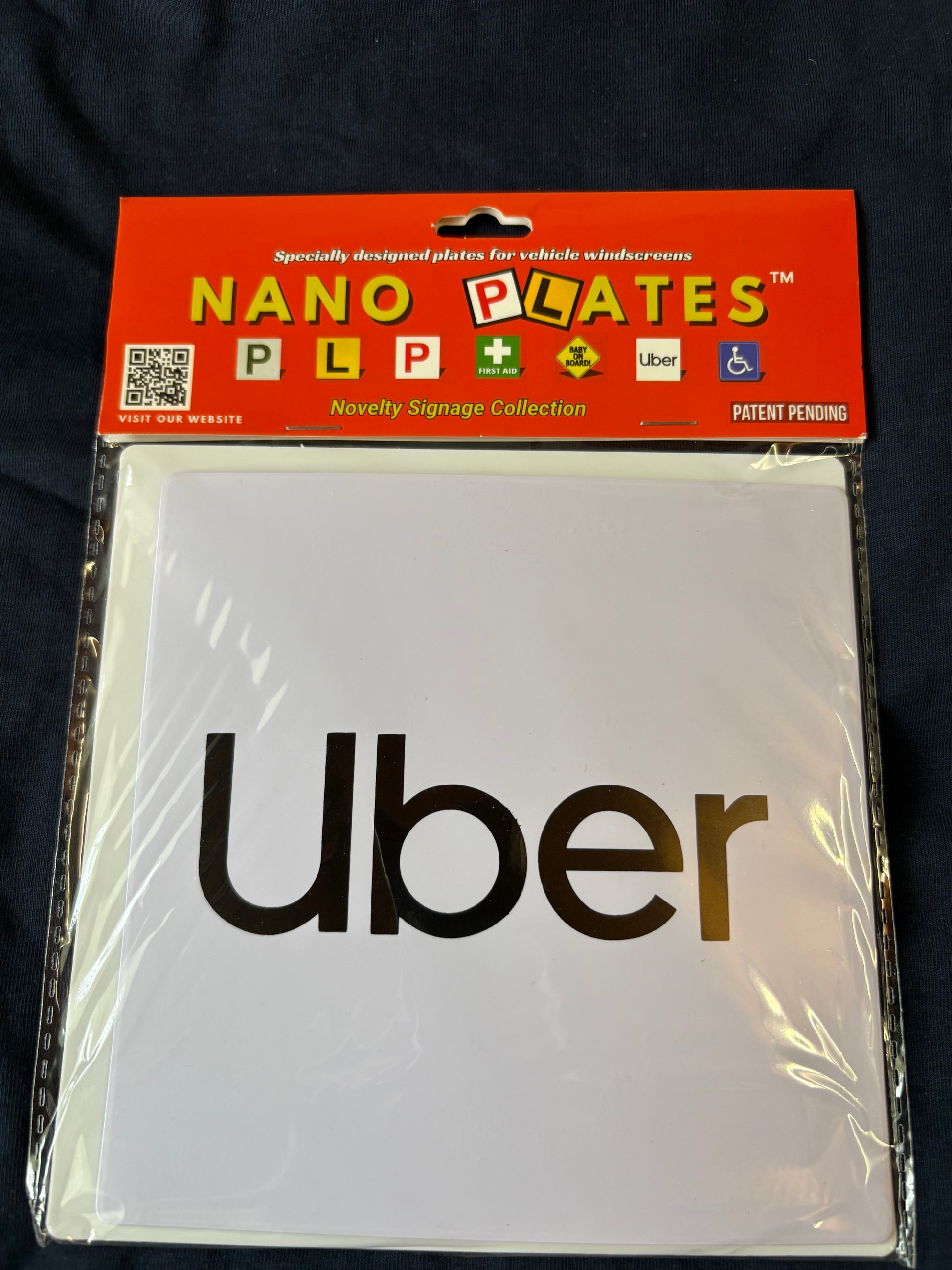 Package of Nano Plates with Uber logo on nanoplates packaging