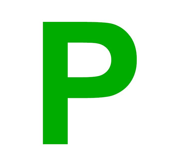 Green P Plates
