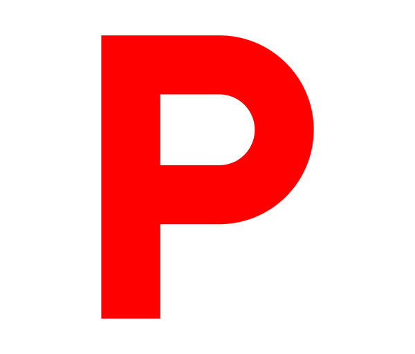 Red P Plates