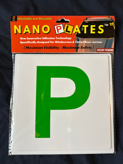 Green P Plates